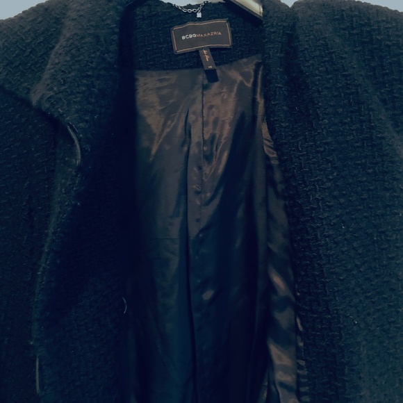 Bouclé Hooded 3/4 Swingcoat - Picture 3 of 14